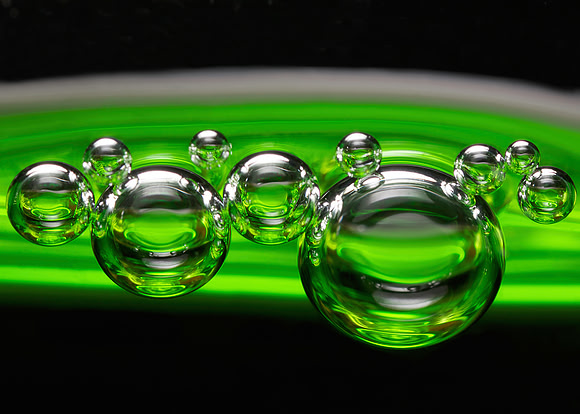 green bubbles