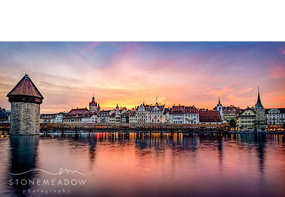 covered bridge Luzern