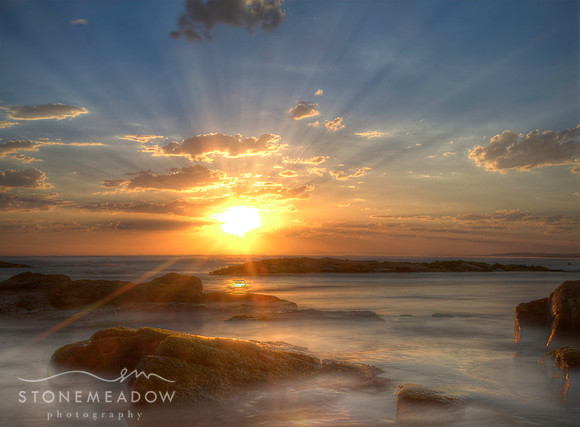 Sunset  at Birubi Beach, Australia